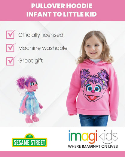Elmo Abby Cookie Monster Fleece Pullover Hoodie Infant to Little Kid